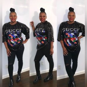 Sale‼️Sequin Shirt Dress